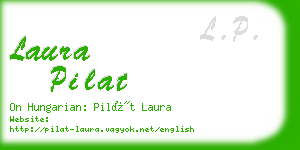 laura pilat business card